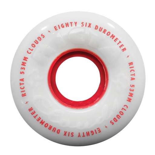 CLOUDS WHEELS RED