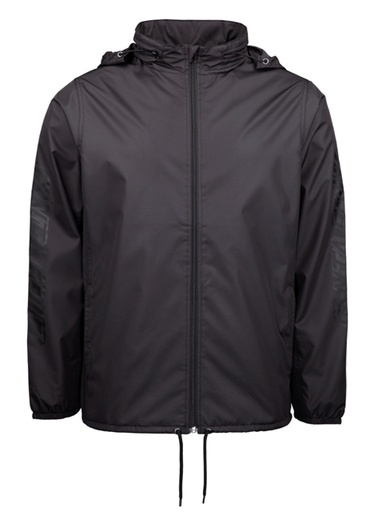 JACKET OUTLINE STRIP TONAL BLACK