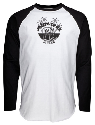 TEE L/S HORIZON BASEBALL BLACK/WHITE