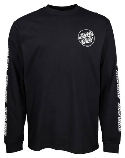 TEE L/S OPUS DOT SLEEVES BLACK