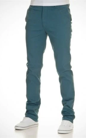 [3PABR001034] PANT BRONSON DARK TEAL