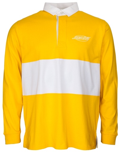 [3SOF180600M] POLO OVAL DOT LS YELLOW