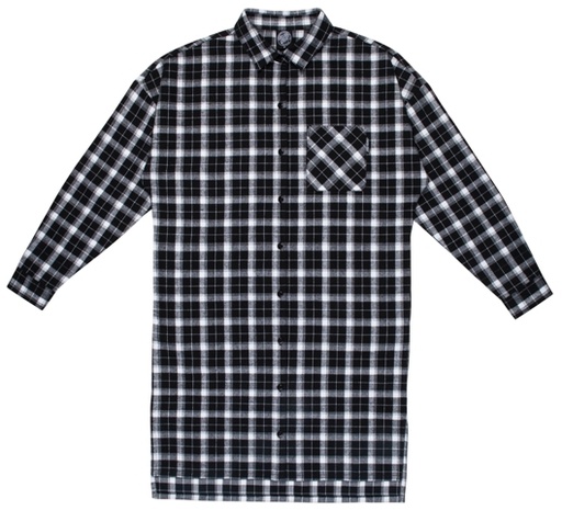 [SCA-SAM-0931] DRESS ASHTON BLACK PLAID