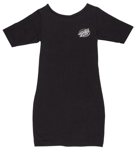DRESS OVAL DOT BLACK