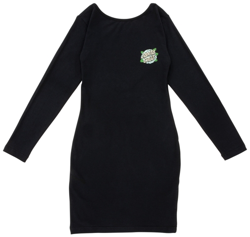 [3SGF1839012] DRESS ROSE DOT BLACK