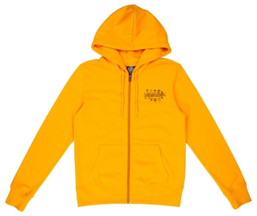 [3SGF9054008] ZIP HOOD WITCH DOCTOR TANGERINE