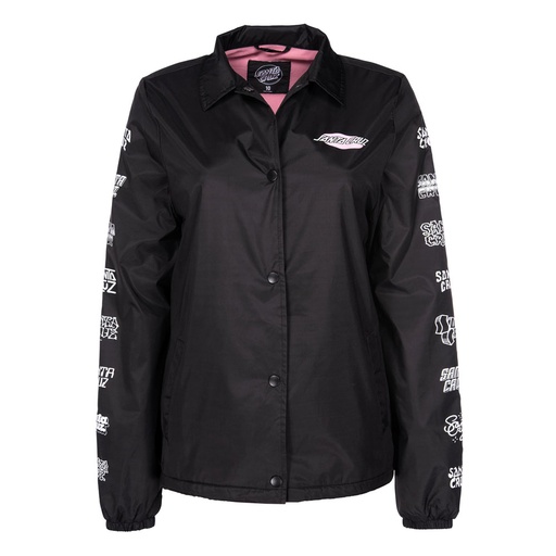 [3SGF1842008] JACKET WOMEN MULTI CRUZ COACH BLACK