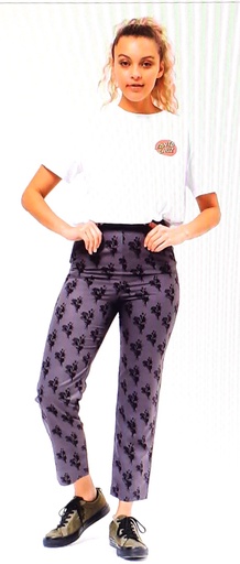 [3SGF1947008] PANT ZONE GREY/BLACK