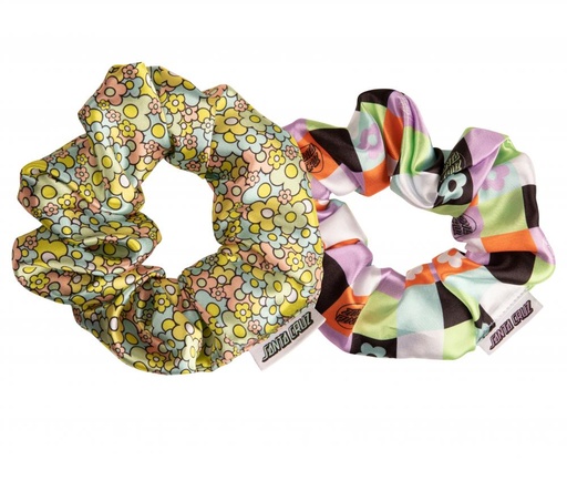 [SCA-ACC-0186] ACCESSORIES PATCHED UP SCRUNCHIE (2 PACK)