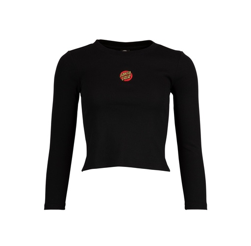 TEE L/S CLASSIC DOT FRONT EMB