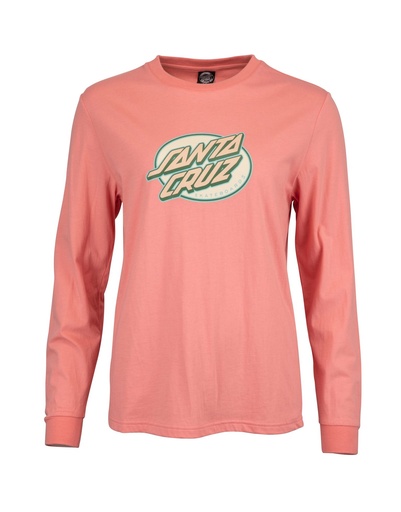 TEE L/S LINED OVAL DOT