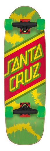[11116542] RASTA TIE DYE 8.79 X 29.05 STREET SKATE