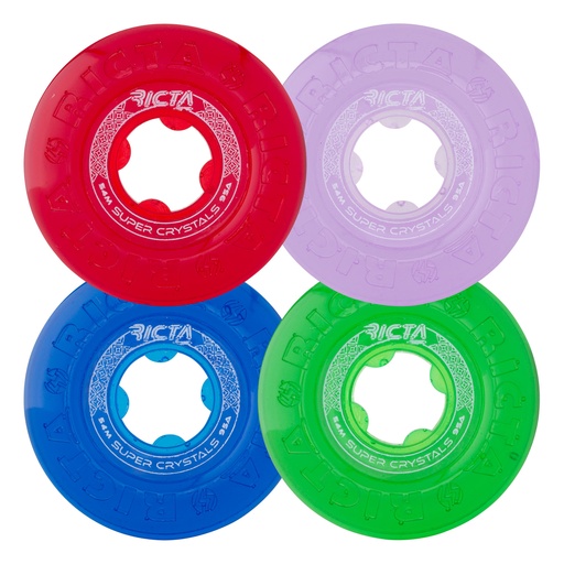 SUPER CRYSTALS TRANS PURPLE GREEN BLUE RED 95A