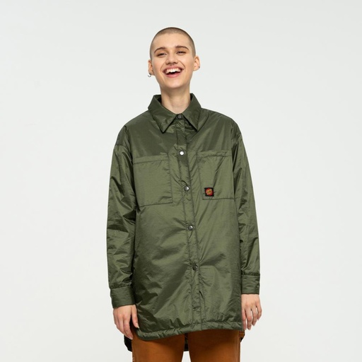 JACKET WOMEN CLASSIC DOT PADDED OVERSHIRT