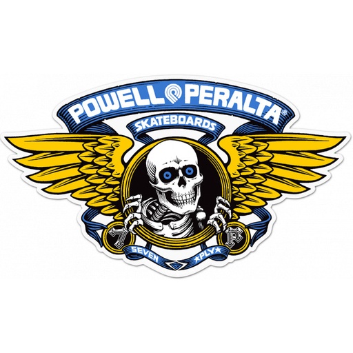 [SSPPWRPB12] STICKER WINGED RIPPER 12" BLUE