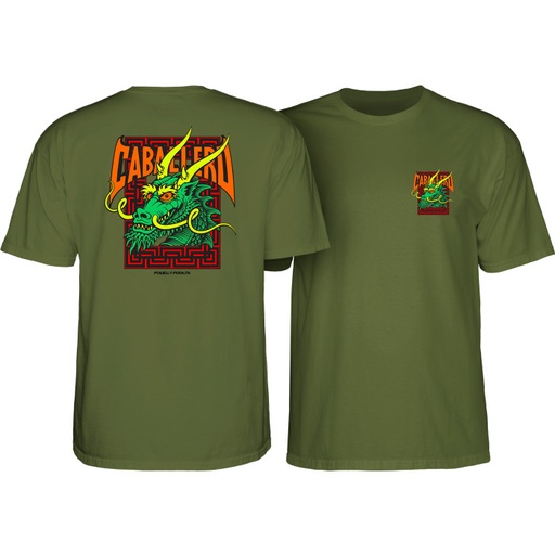 TEE CABALLERO STREET DRAGON '2' MILITARY GREEN