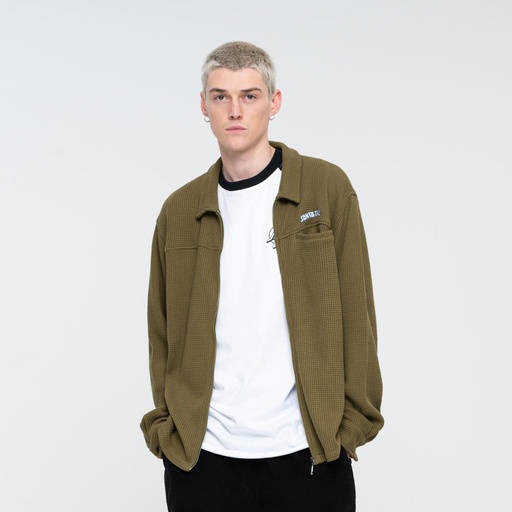 SHIRT L/S ARCH STRIP WAFFLEE