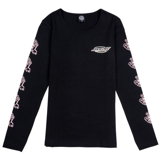 [SCA-WTL-0301] TEE L/S THROWDOWN HAND WOMEN BLACK