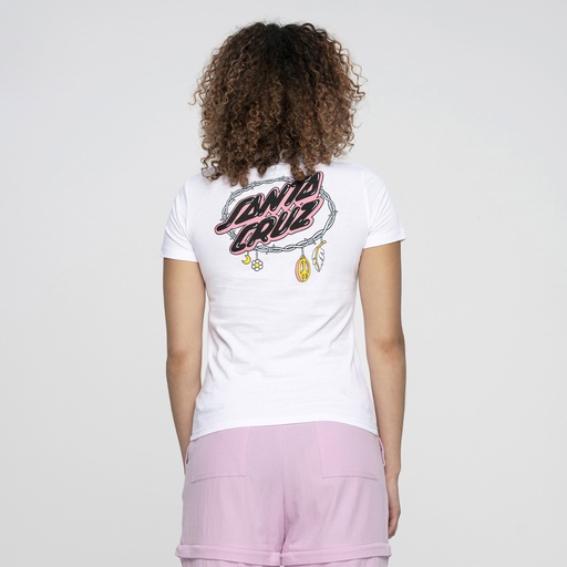 TEE WOMEN BARBED OVAL DOT
