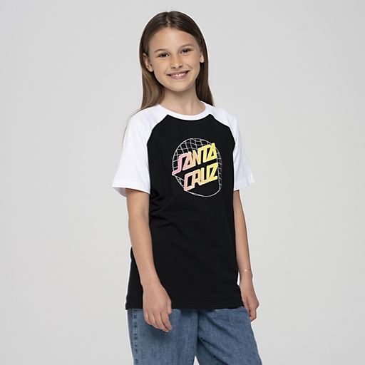 YOUTH TEE GRID DELTA DOT RAGLAN