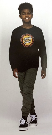 YOUTH TEE L/S OUTER RINGED DOT