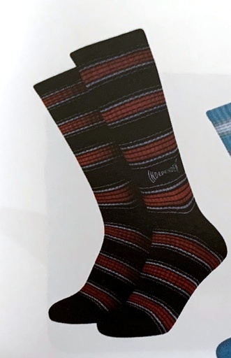 SOCKS SPAN PIN STRIPE