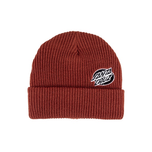BEANIE MONO LINED OVAL DOT
