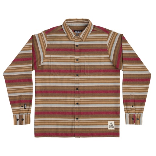 FLANNEL TOP L/S TAKE WARNING
