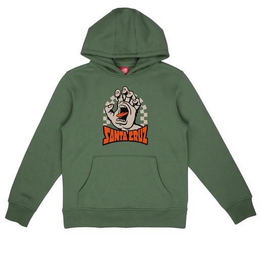 YOUTH HOOD CHECK GATEWAY HAND FRONT