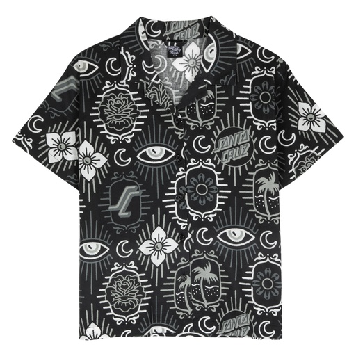 WOMEN SHIRT S/S PATCHWORK
