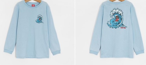 YOUTH TEE L/S SCREAMING WAVE